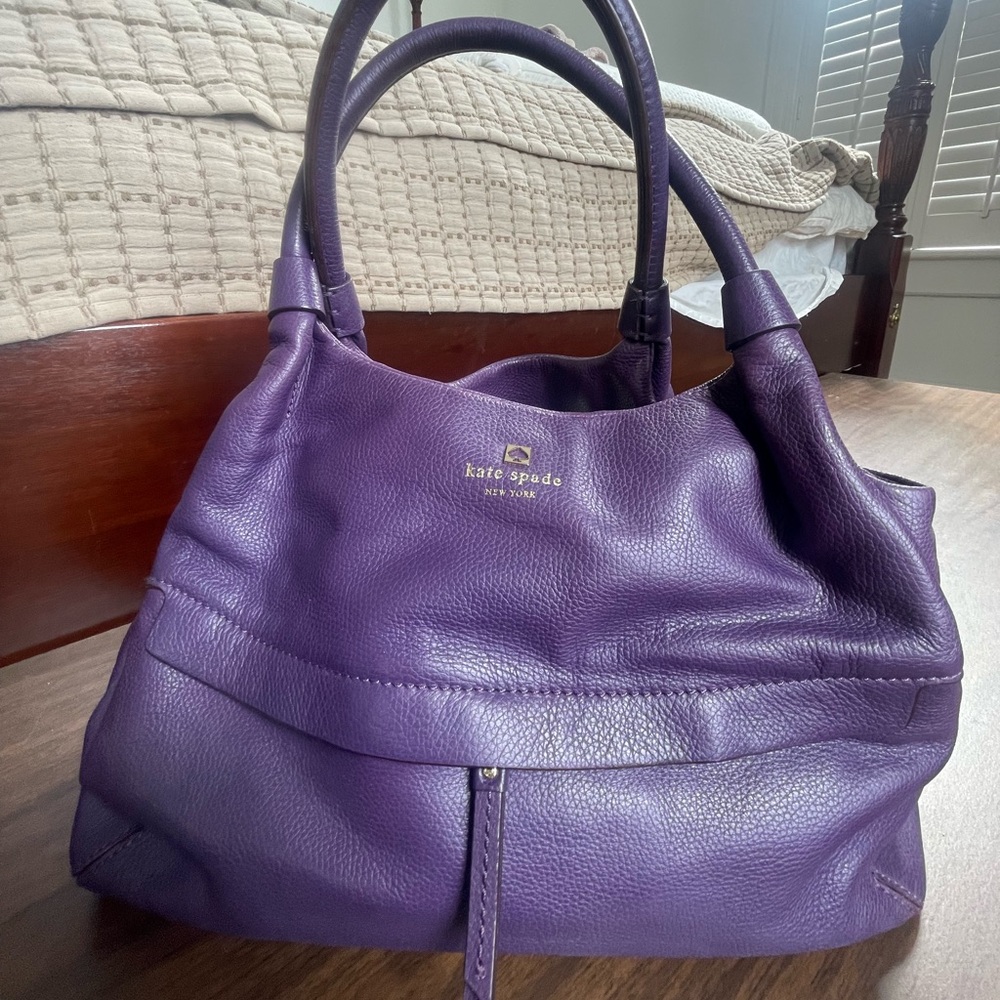 Kate Spade Deep Purple Shoulder Bag